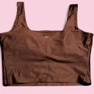 Victoria's Secret VSX Chocolate Brown Crop Top